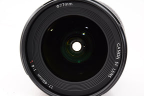 【外観特上級】Canon 広角ズームレンズ EF17-40mm F4L USM フルサイズ対応