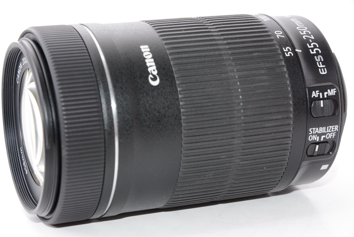 【外観特上級】Canon 望遠ズームレンズ EF-S55-250mm F4-5.6 IS STM APS-C対応 EF-S55-250ISSTM