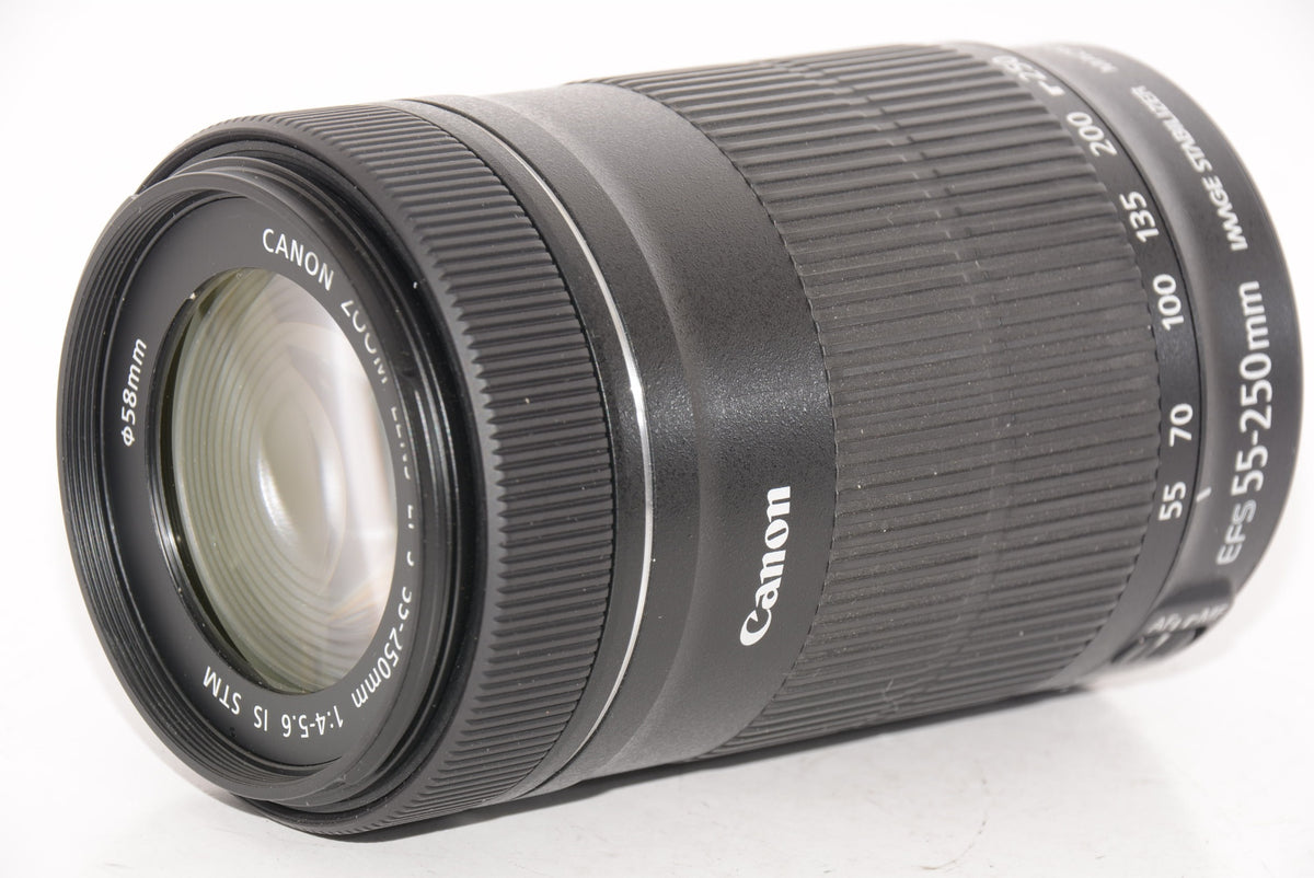 【外観特上級】Canon 望遠ズームレンズ EF-S55-250mm F4-5.6 IS STM