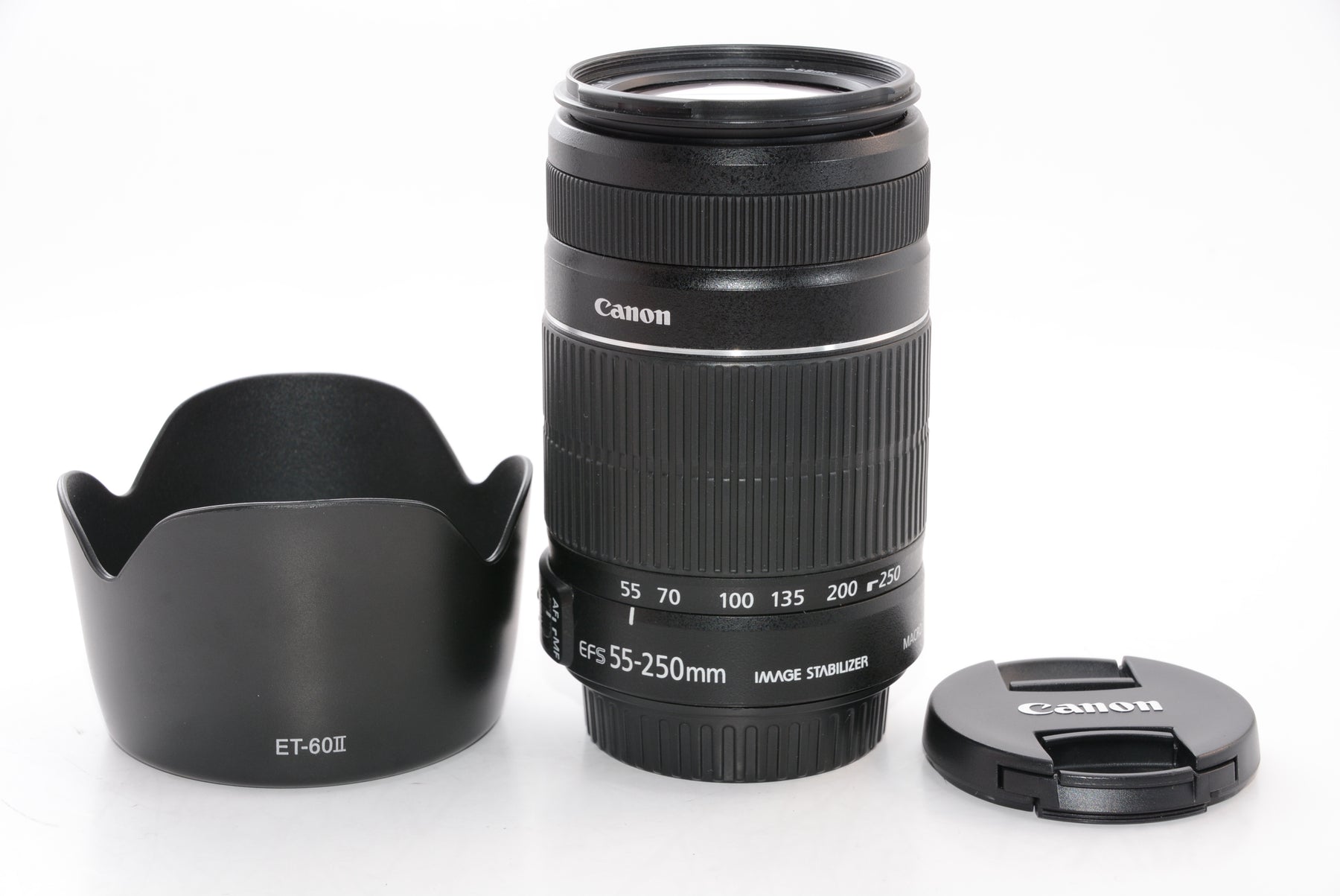 外観特上級】Canon 望遠ズームレンズ EF-S55-250mm F4-5.6 IS II APS-C