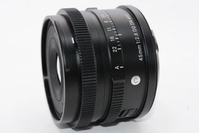 【外観特上級】SIGMA 45mm F2.8 DG DN | Contemporary C019 | Leica Lマウント | Full-Size/Large-Format ミラーレス専用