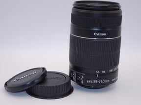 【外観特上級】Canon 望遠ズームレンズ EF-S55-250mm F4-5.6 IS II