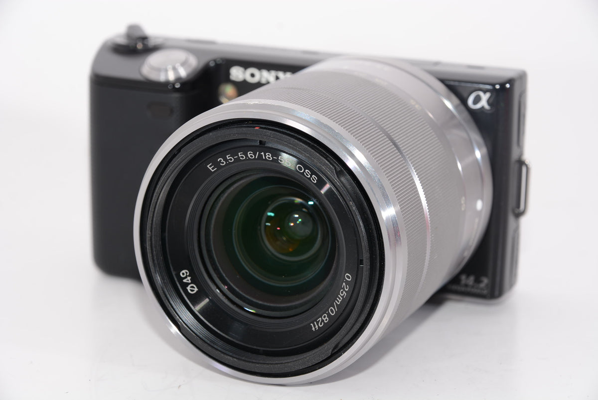 【外観特上級】ソニー SONY デジタル一眼α NEX-5 ズームレンズキット ブラック NEX-5K/B