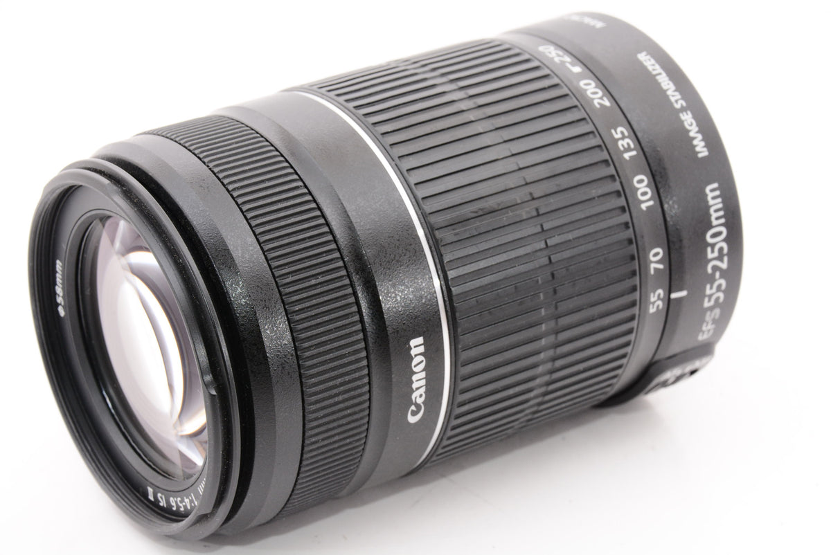 【外観特上級】Canon 望遠ズームレンズ EF-S55-250mm F4-5.6 IS II APS-C対応