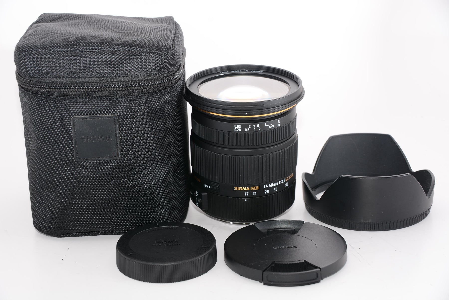 【外観特上級】SIGMA 標準ズームレンズ 17-50mm F2.8 EX DC OS HSM キヤノン用 APS-C専用 583545