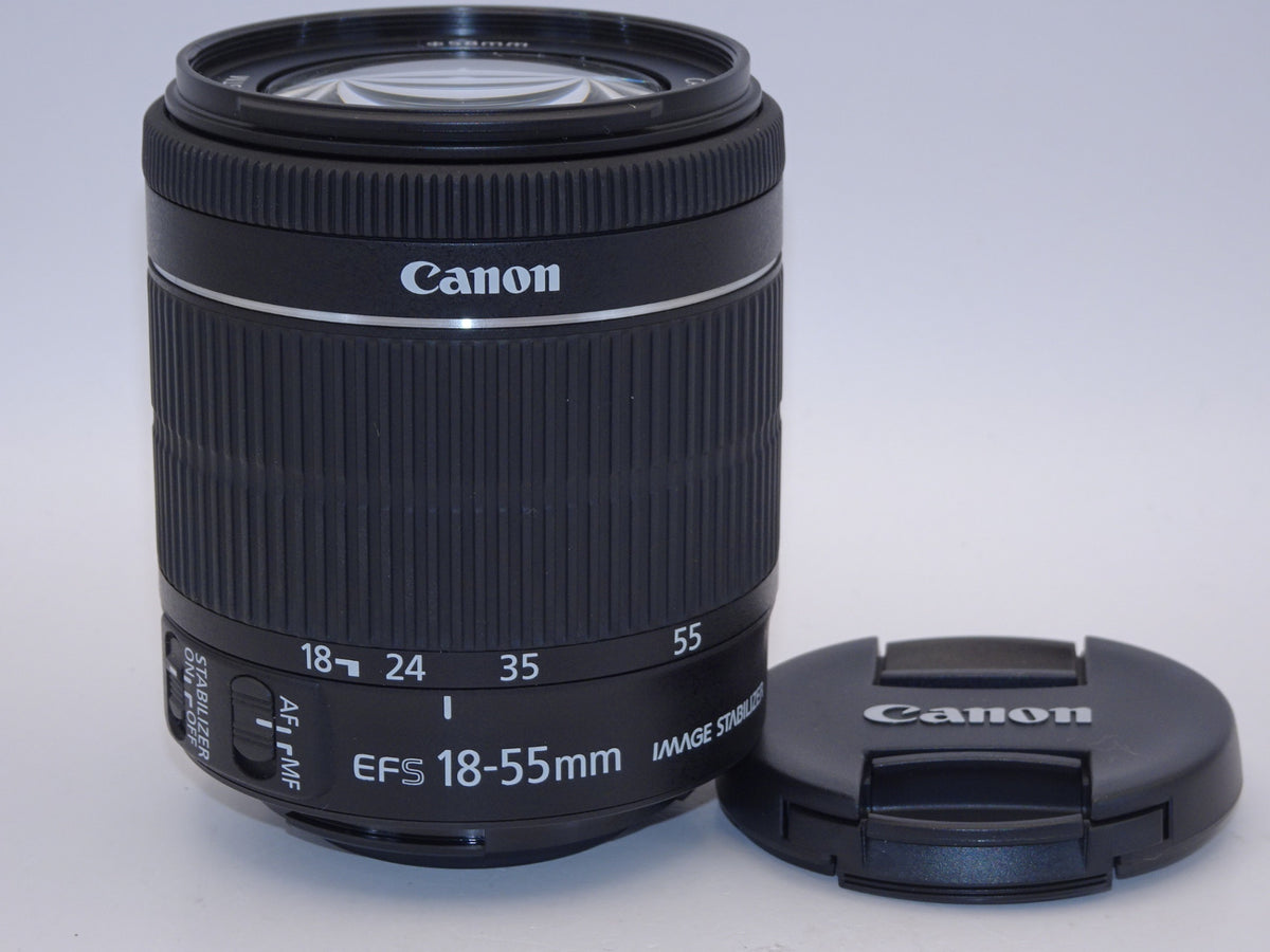 【外観特上級】Canon 標準ズームレンズ EF-S18-55mm F3.5-5.6 IS STM