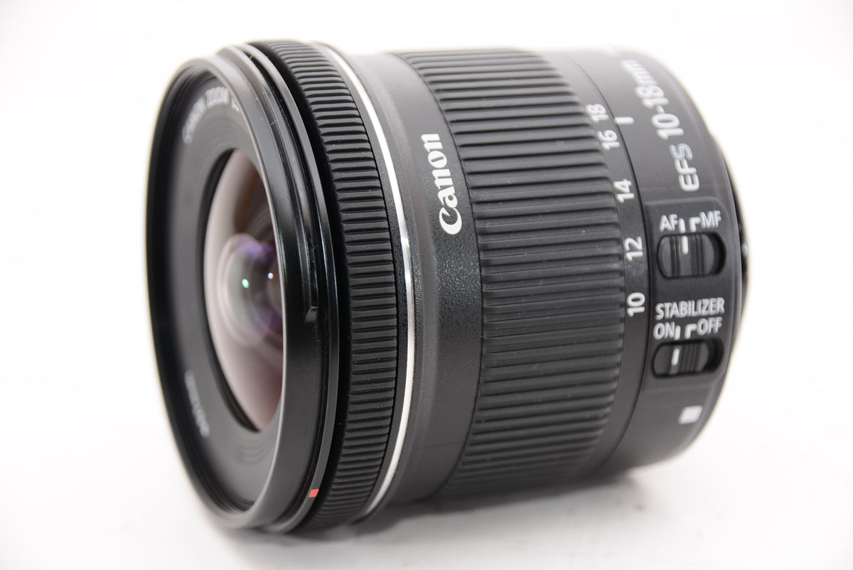 【外観特上級】Canon 超広角ズームレンズ EF-S10-18mm F4.5-5.6 IS STM APS-C対応 EF-S10-18ISSTM