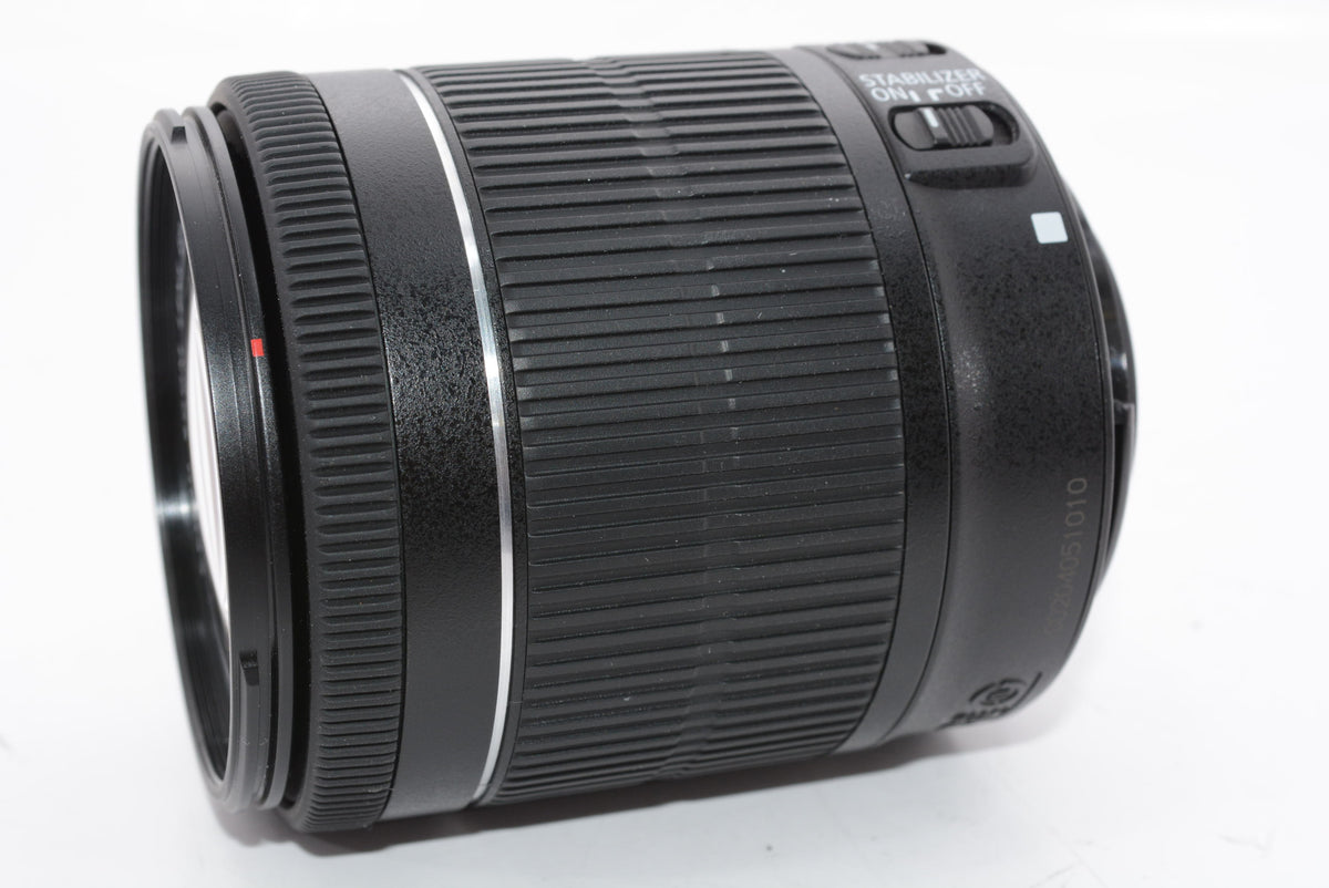 【外観特上級】Canon 標準ズームレンズ EF-S18-55mm F3.5-5.6 IS STM APS-C対応