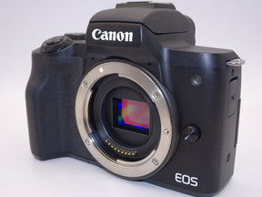 【外観特上級】Canon ミラーレス一眼カメラ EOS Kiss M 標準ズームキット ブラック