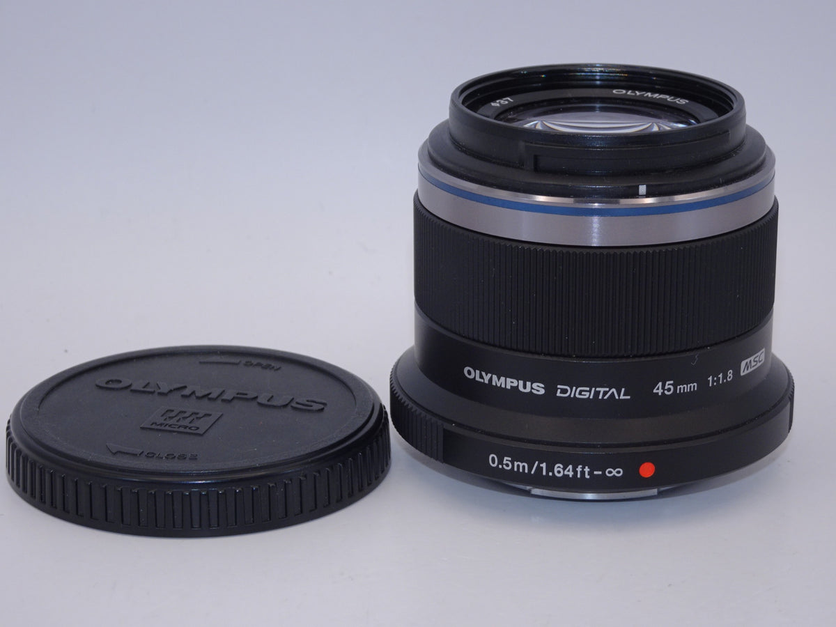 【外観特上級】OLYMPUS 単焦点レンズ M.ZUIKO DIGITAL 45mm F1.8  ブラック