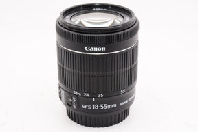 【外観特上級】Canon 標準ズームレンズ EF-S18-55mm F3.5-5.6 IS STM APS-C対応