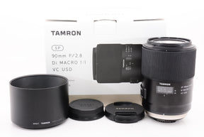 【外観特上級】TAMRON 単焦点マクロレンズ SP90mm F2.8 Di MACRO 1:1 VC USD ニコン用 フルサイズ対応 F017N【シフトブレ対応】