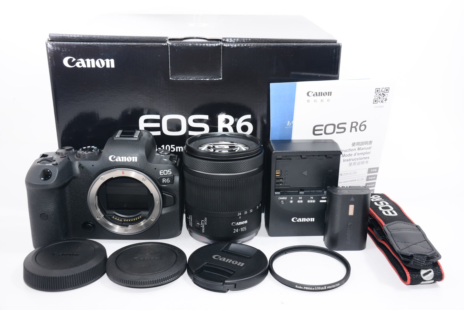 外観特上級】Canon ミラーレス一眼カメラ EOS R6 RF24-105 IS STM