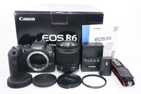 【外観特上級】Canon ミラーレス一眼カメラ EOS R6 RF24-105 IS STM レンズキット EOSR6-24105ISSTMLK