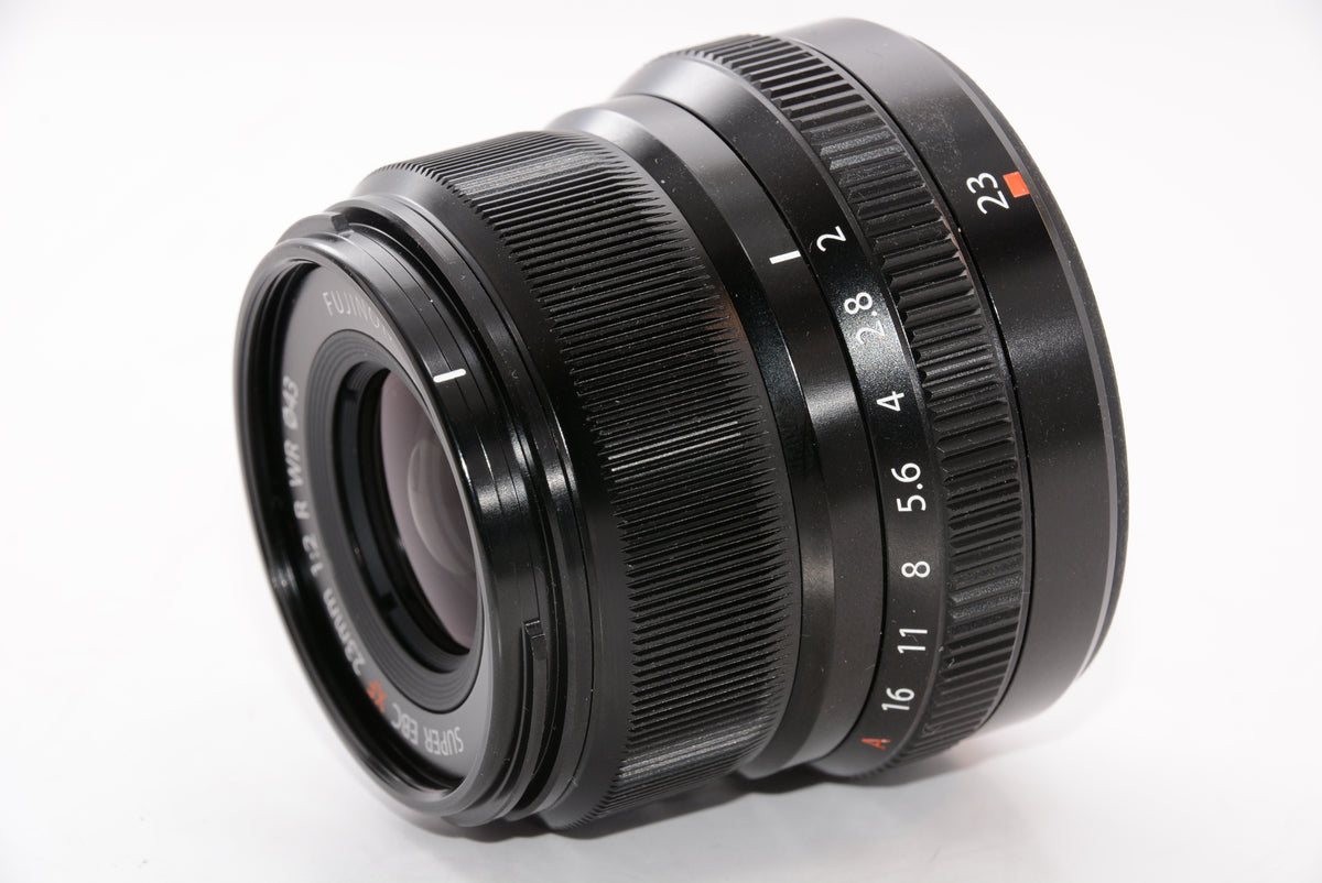 【外観特上級】FUJIFILM 単焦点広角レンズ XF23mmF2 R WR B ブラック