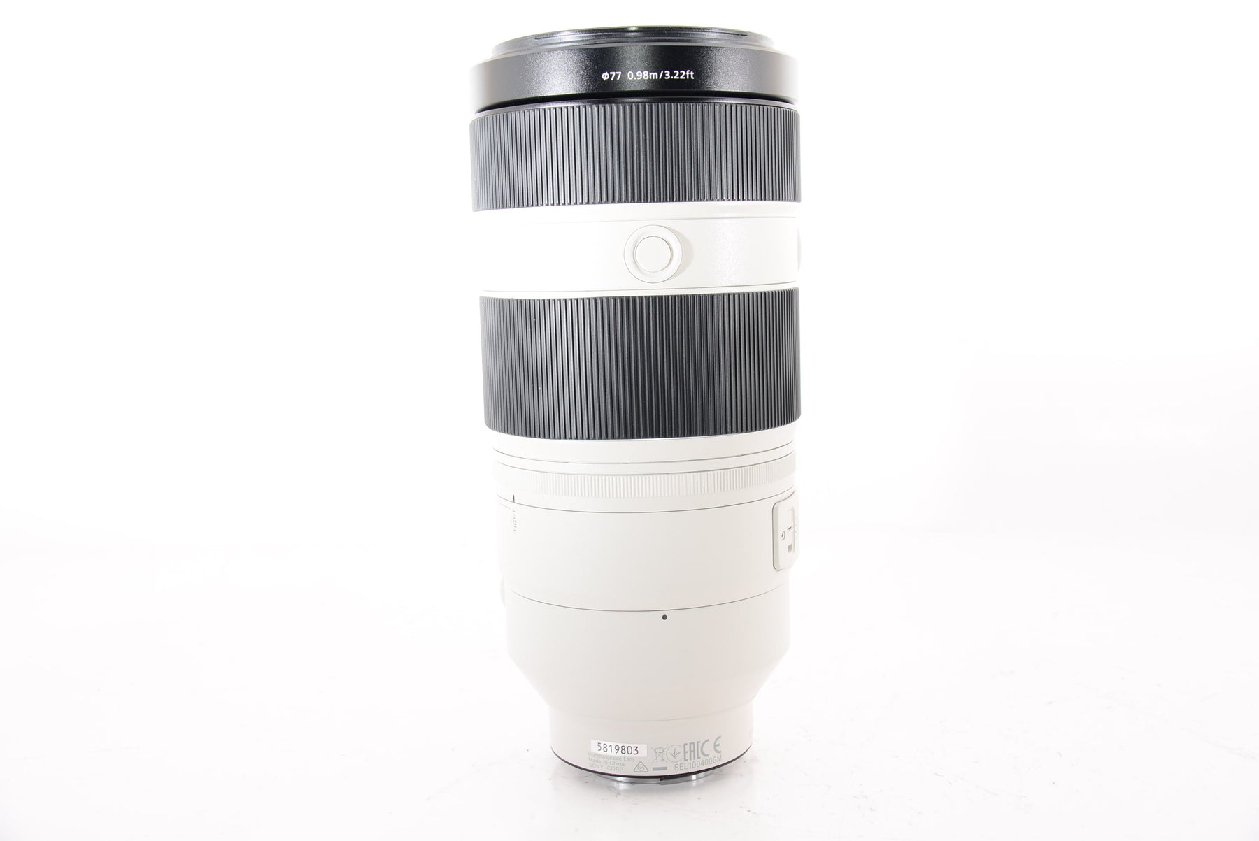 【ほぼ新品】ソニー SONY ズームレンズ FE 100-400mm F4.5-5.6 GM OSS Eマウント35mmフルサイズ対応 SEL100400GM