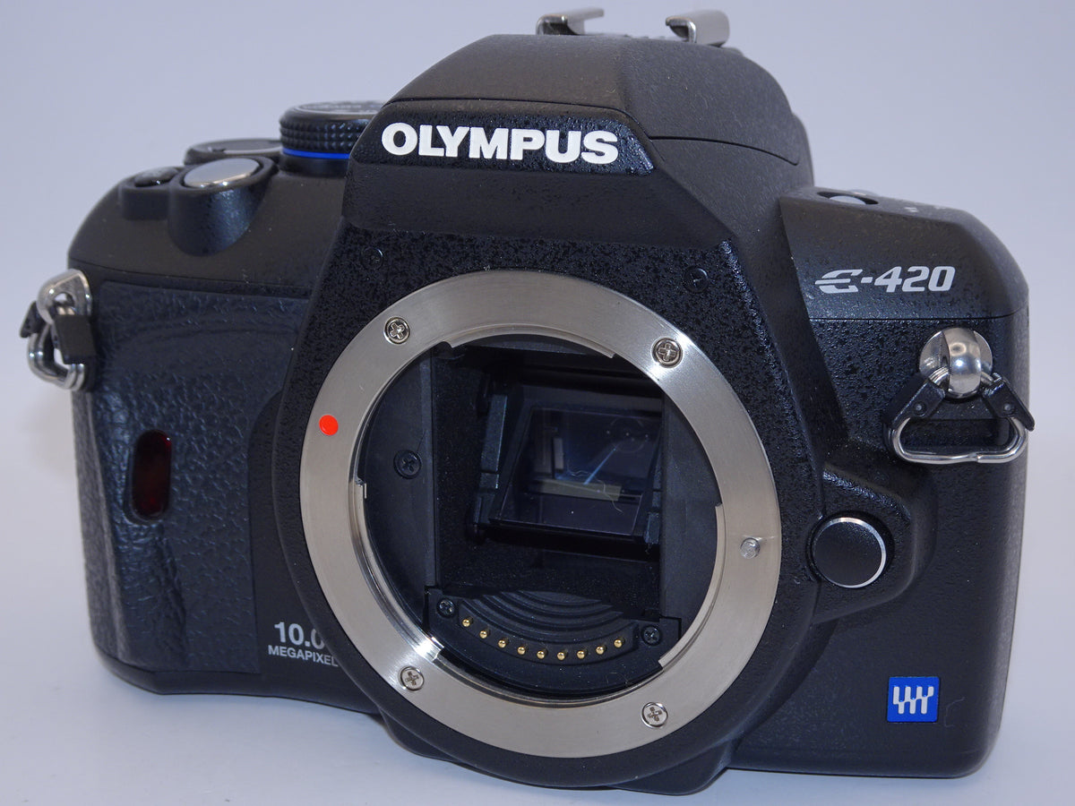 【外観特上級】OLYMPUS デジタル一眼レフカメラ E-420 ダブルズームキット