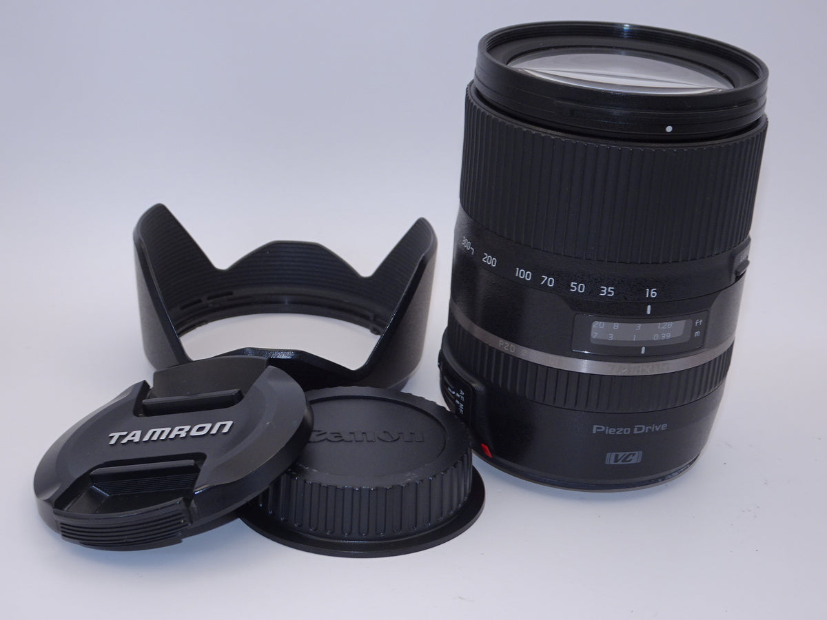 【外観特上級】TAMRON 高倍率ズームレンズ 16-300mm F3.5-6.3 DiII VC PZD MACRO キヤノン用 APS-C専用 B016E