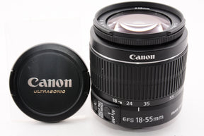 【外観特上級】Canon 標準ズームレンズ EF-S18-55mm F3.5-.5.6 IS II APS-C対応