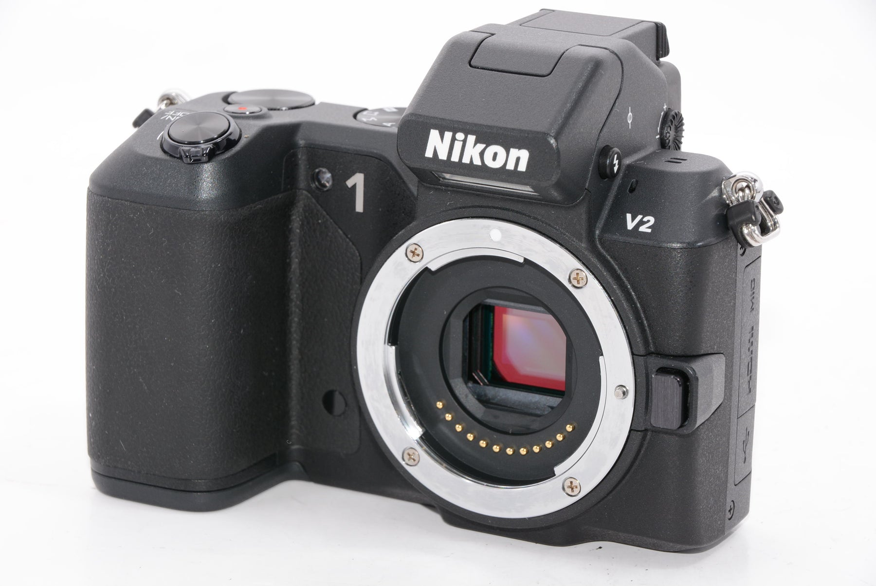 外観特上級】Nikon ミラーレス一眼 Nikon 1 V2 ボディー ブラック N1V2BK