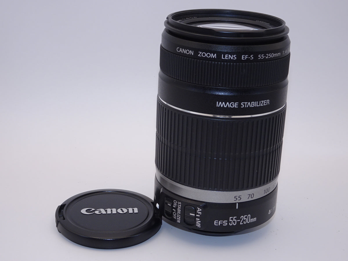 【外観特上級】Canon 望遠レンズ EF-S55-250mm F4-5.6 IS APS-C対応