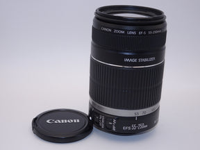 【外観特上級】Canon 望遠レンズ EF-S55-250mm F4-5.6 IS APS-C対応