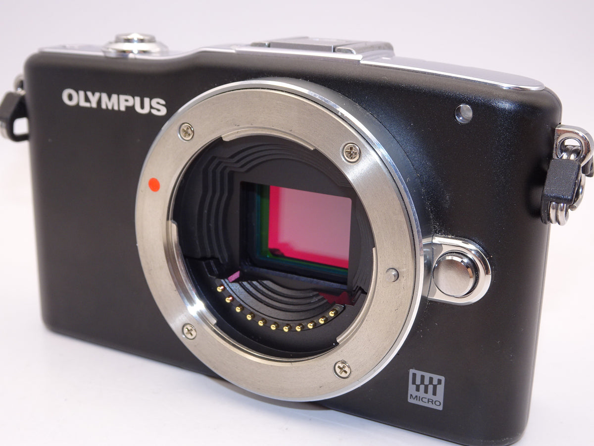 【外観並級】OLYMPUS ミラーレス一眼 PEN mini E-PM1 ボディ ブラック E-PM1 BODY BLK