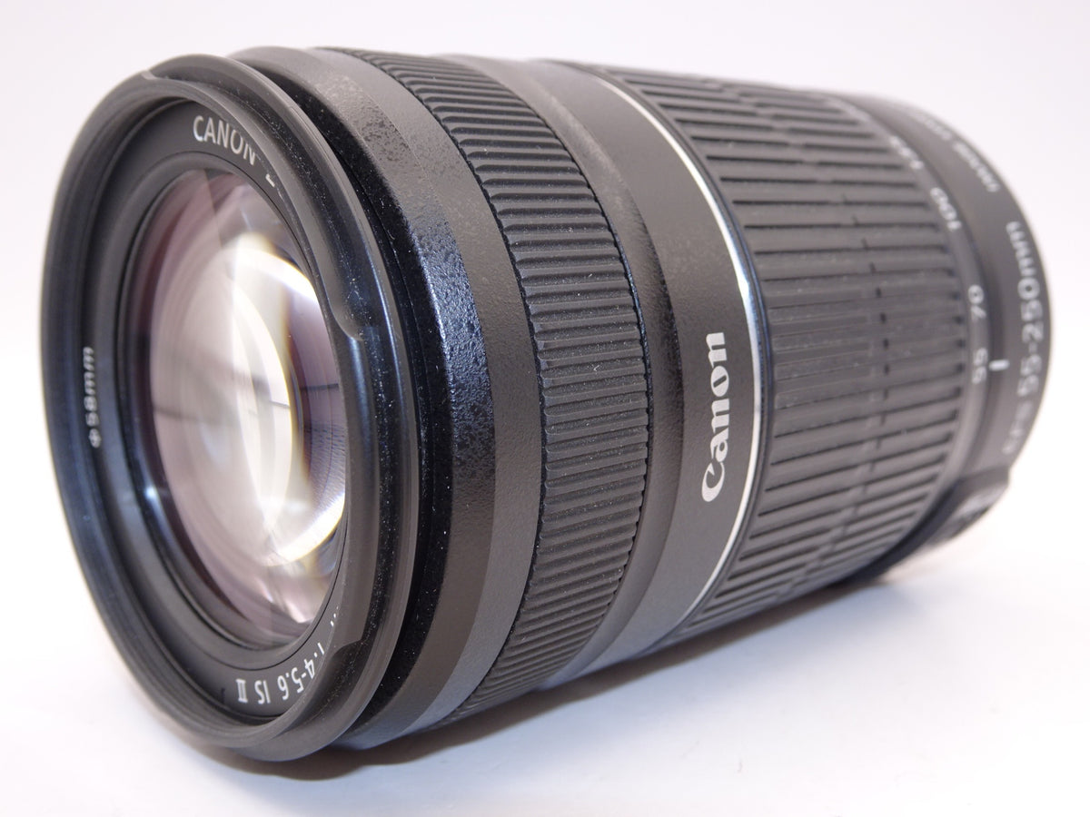 【外観特上級】Canon 望遠ズームレンズ EF-S55-250mm F4-5.6 IS II