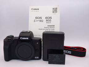 【外観並級】Canon ミラーレス一眼カメラ EOS Kiss M2 ボディー ブラック