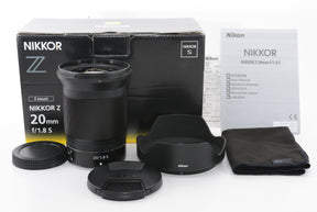 【外観特上級】Nikon 単焦点レンズ NIKKOR Z 20mm f/1.8 S Zマウント フルサイズ対応 Sライン NZ20 1.8