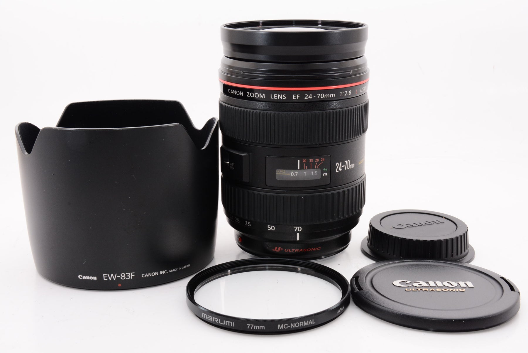 【外観特上級】Canon 標準ズームレンズ EF24-70mm F2.8L USM フルサイズ対応