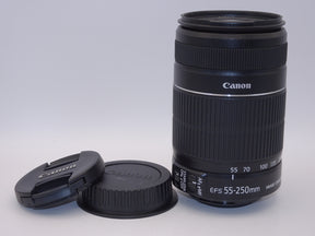 【外観特上級】Canon 望遠ズームレンズ EF-S55-250mm F4-5.6 IS II