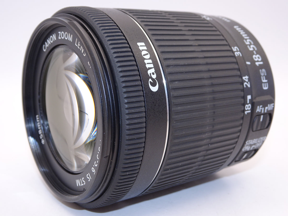 【外観特上級】Canon 標準ズームレンズ EF-S18-55mm F3.5-5.6 IS STM