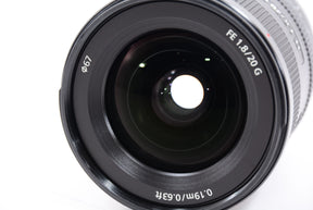 【ほぼ新品】ソニー SONY 単焦点レンズ FE 20mm F1.8 G Eマウント35mmフルサイズ対応 SEL20F18G