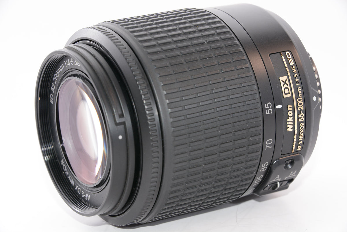 【外観特上級】Nikon 望遠ズームレンズ AF-S DX VR Zoom Nikkor ED 55-200mm f/4-5.6G ニコンDXフォーマット専用