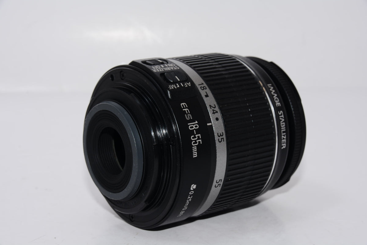 【外観特上級】Canon 標準ズームレンズ EF-S18-55mm F3.5-5.6 IS APS-C対応