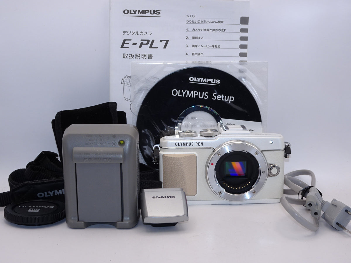 【外観特上級】OLYMPUS PEN E-PL7 ボディ ホワイト ミラーレス一眼 PEN E-PL7 BODY WHT