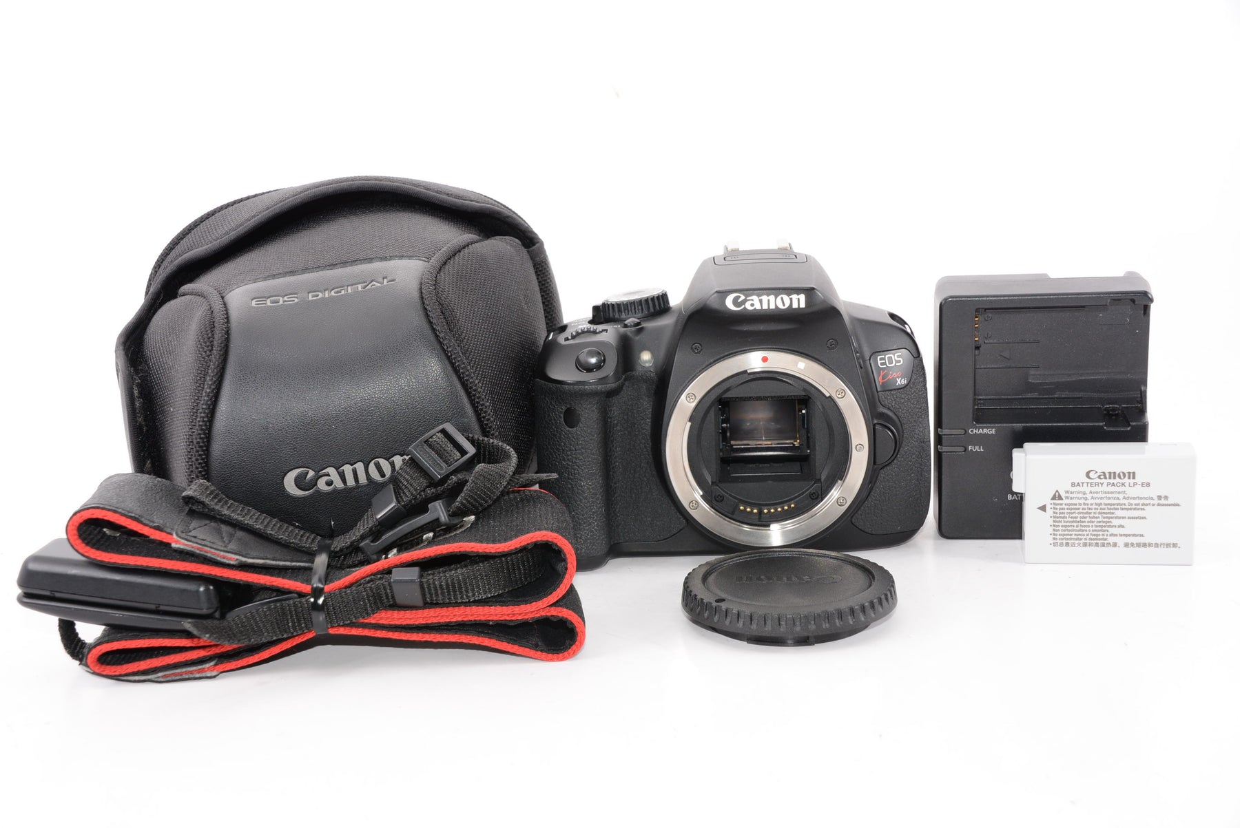 外観特上級】Canon デジタル一眼レフカメラ EOS Kiss X6i ボディ ...