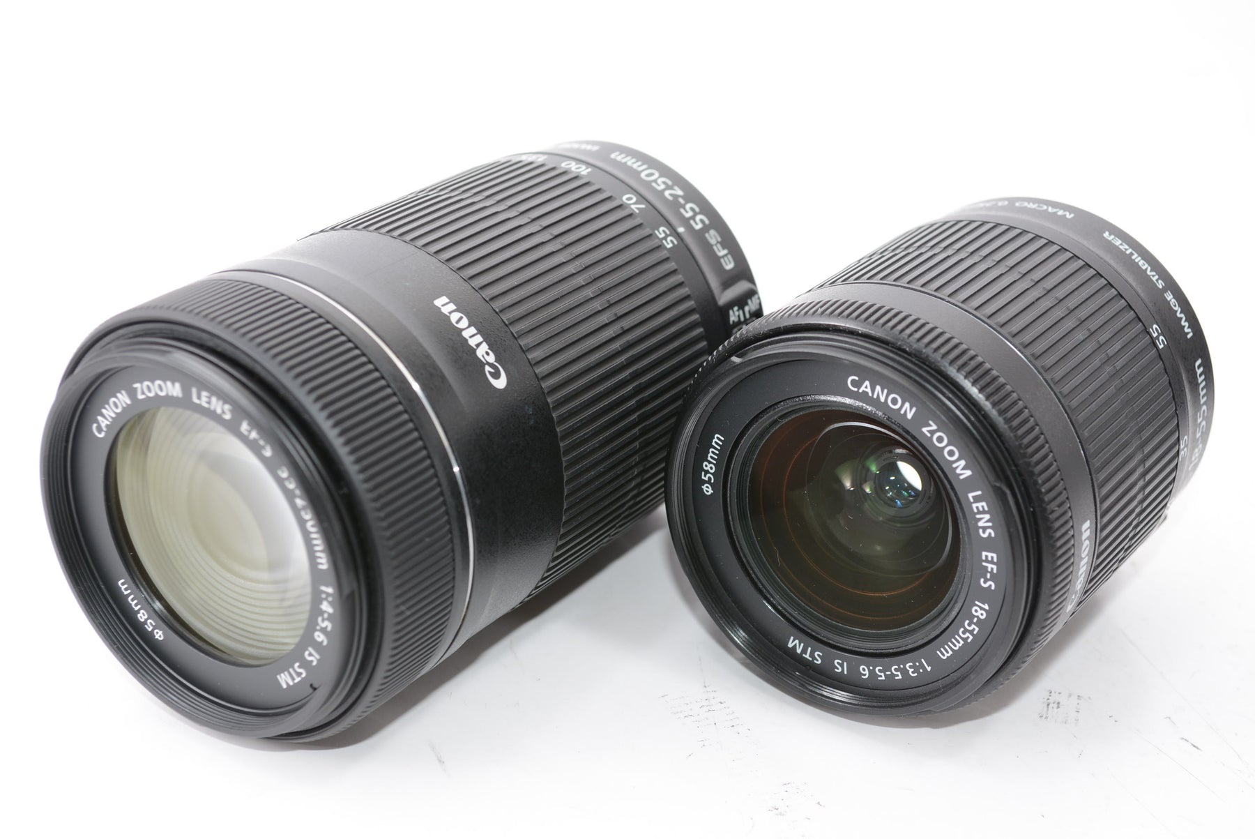 【外観特上級】Canon デジタル一眼レフカメラ EOS Kiss X7i ダブルズームキット EF-S18-55 IS STM/EF-S55-250 IS STM付属 KISSX7I-WKIT