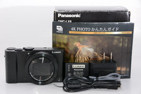 【ほぼ新品】パナソニック コンパクトデジタルカメラ ルミックス LX9 1.0型センサー搭載 4K動画対応 ブラック DMC-LX9-K