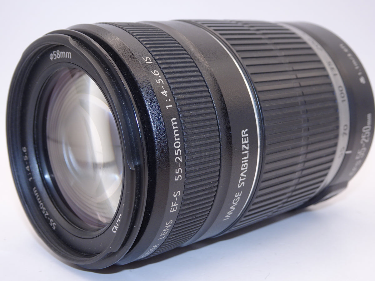 【外観並級】Canon 望遠レンズ EF-S55-250mm F4-5.6 IS APS-C対応