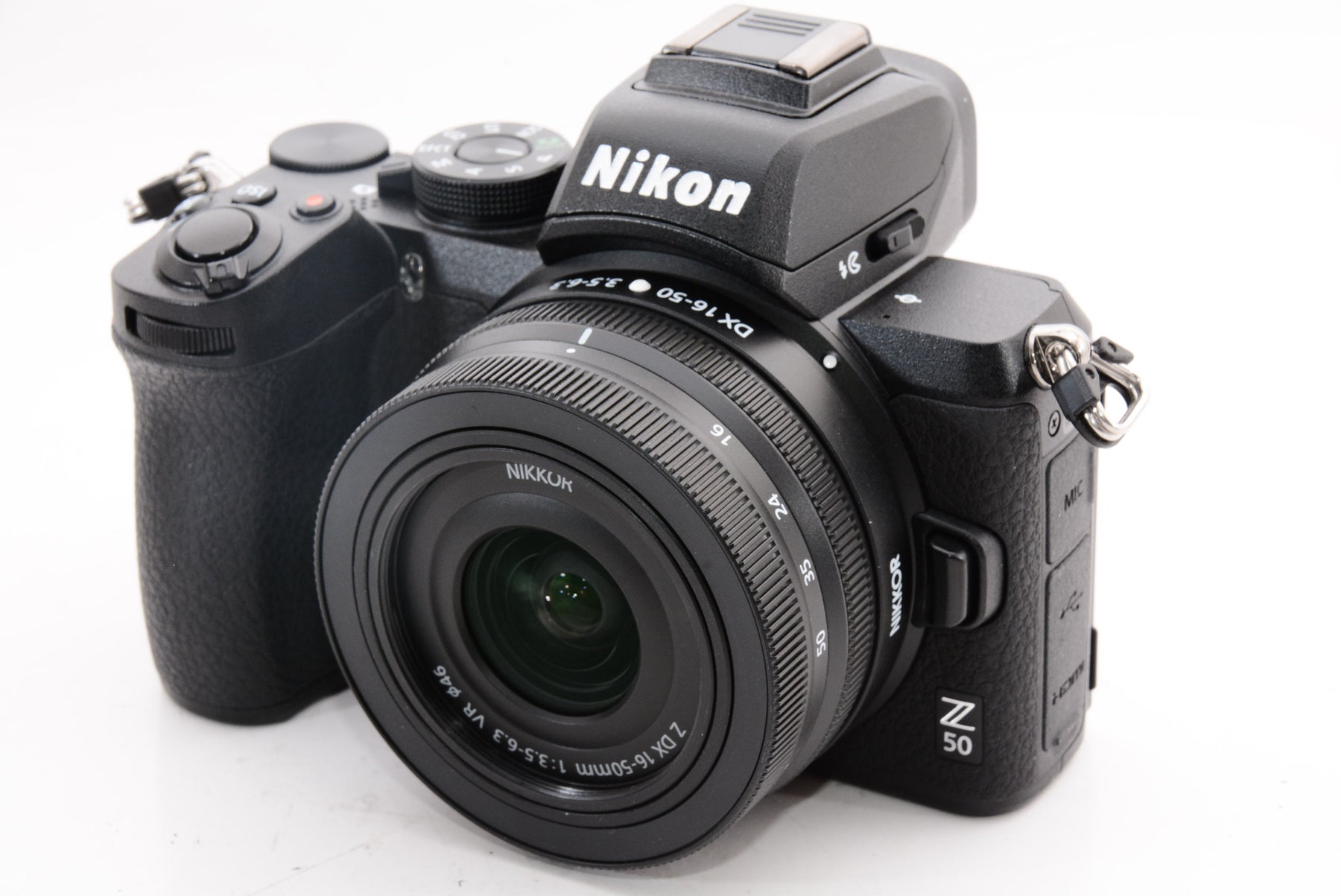 【ほぼ新品】Nikon ミラーレス一眼カメラ Z50 レンズキット NIKKOR Z DX 16-50mm f/3.5-6.3 VR付属  Z50LK16-50 ブラック