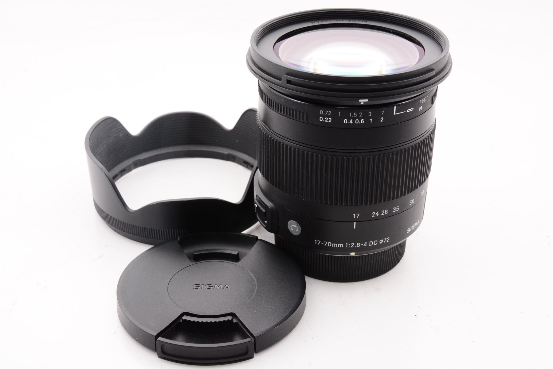 【外観特上級】SIGMA ズームレンズ Contemporary 17-70mm F2.8-4 DC MACRO OS HSM ニコン用 APS-C専用 884550