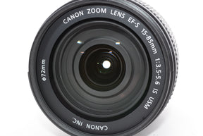 【外観特上級】Canon 広角ズームレンズ EF-S15-85mm F3.5-5.6 IS USM APS-C対応