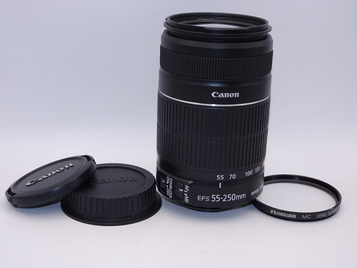 【外観特上級】Canon 望遠ズームレンズ EF-S55-250mm F4-5.6 IS II