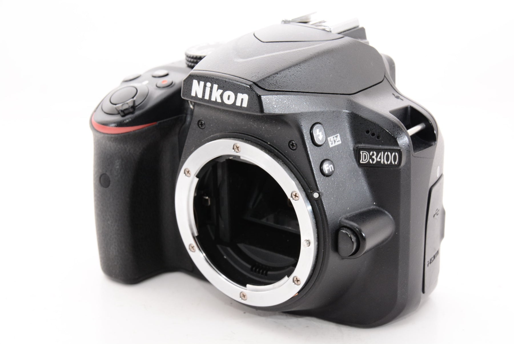 【外観特上級】Nikon デジタル一眼レフカメラ D3400 ダブルズームキット ブラック D3400WZBK