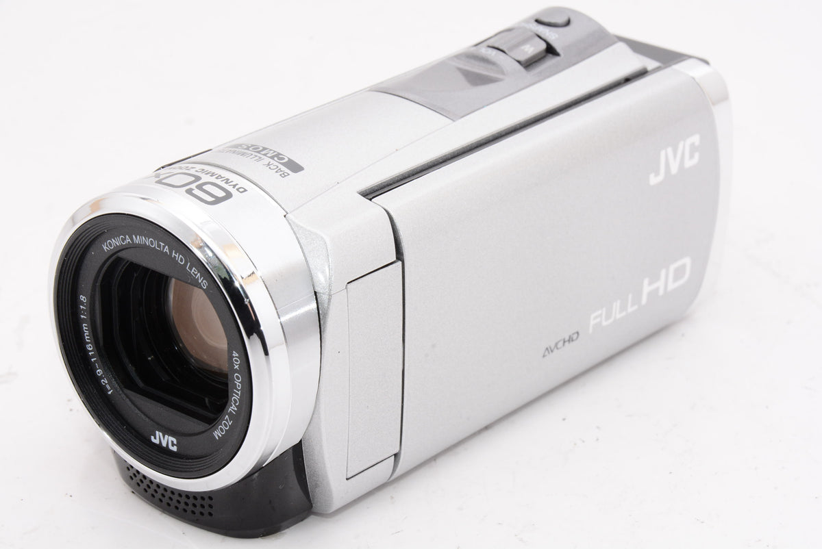 【外観特上級】JVC ハイビジョンメモリームービー「GZ-HM155」（シルバー） GZ-HM155-S