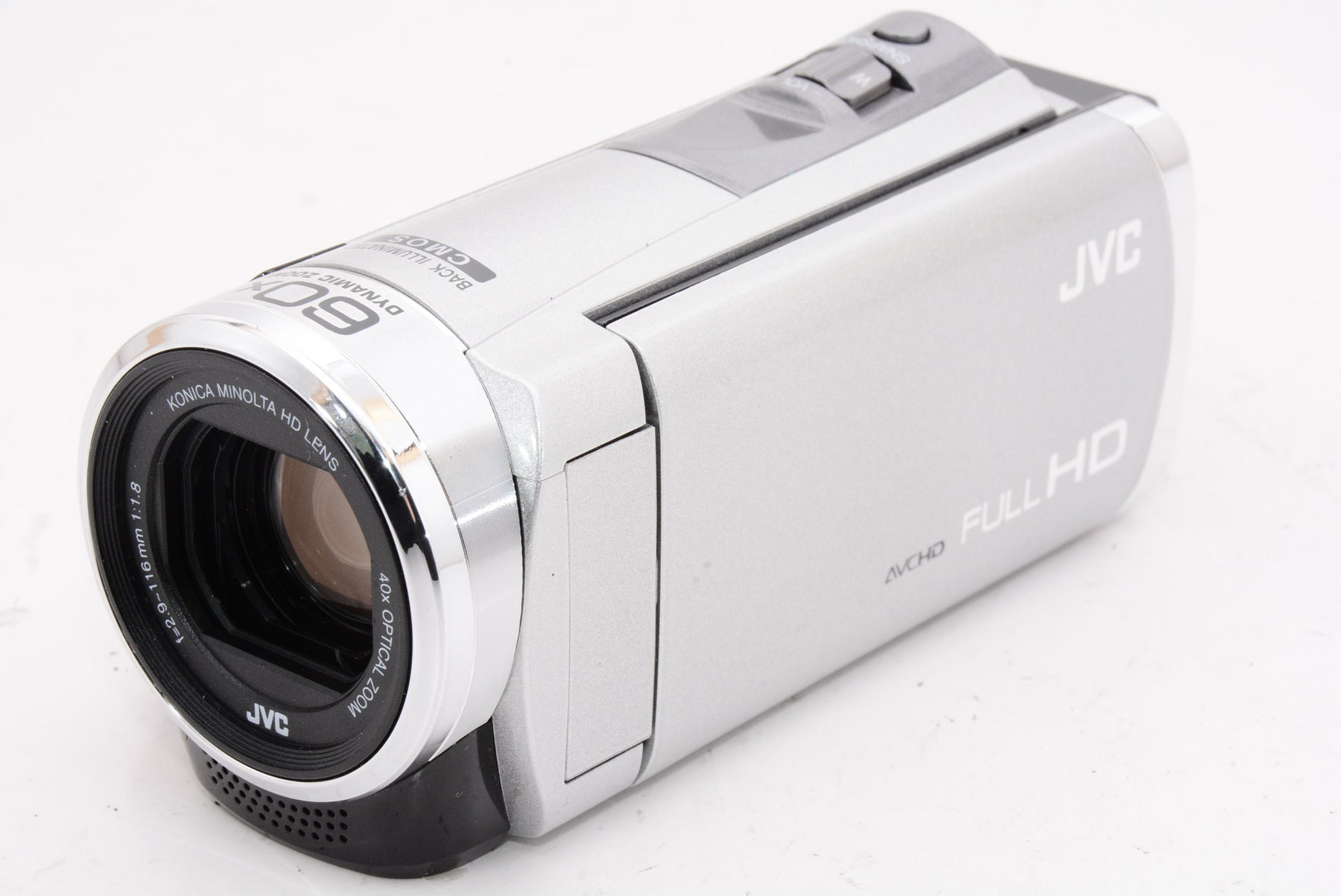 JVC ハイビジョンメモリームービー「GZ-HM155」（シルバー） GZ-HM155-S-