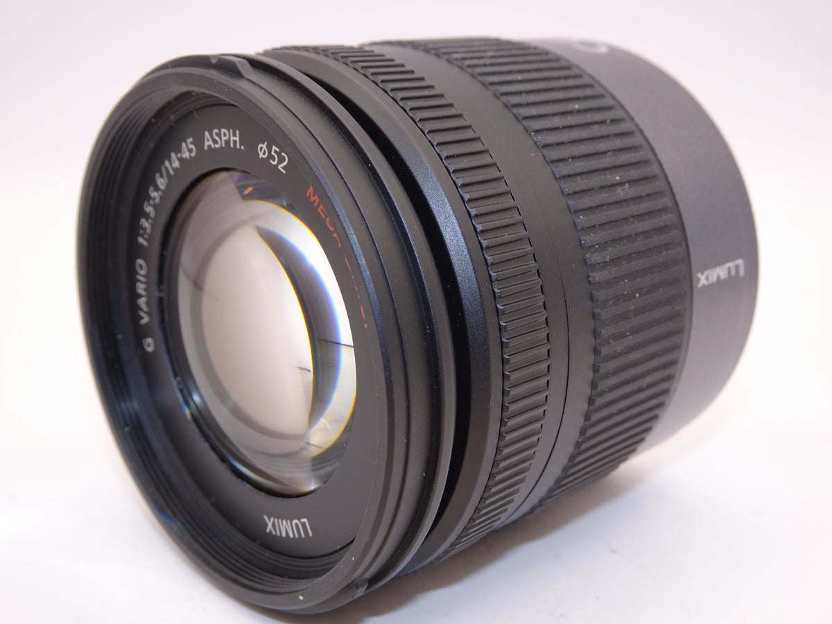 【外観特上級】パナソニック 標準ズームレンズ マイクロフォーサーズ用 ルミックス G VARIO 14-45mm/F3.5-5.6 ASPH/MEGA O.I.S. H-FS014045