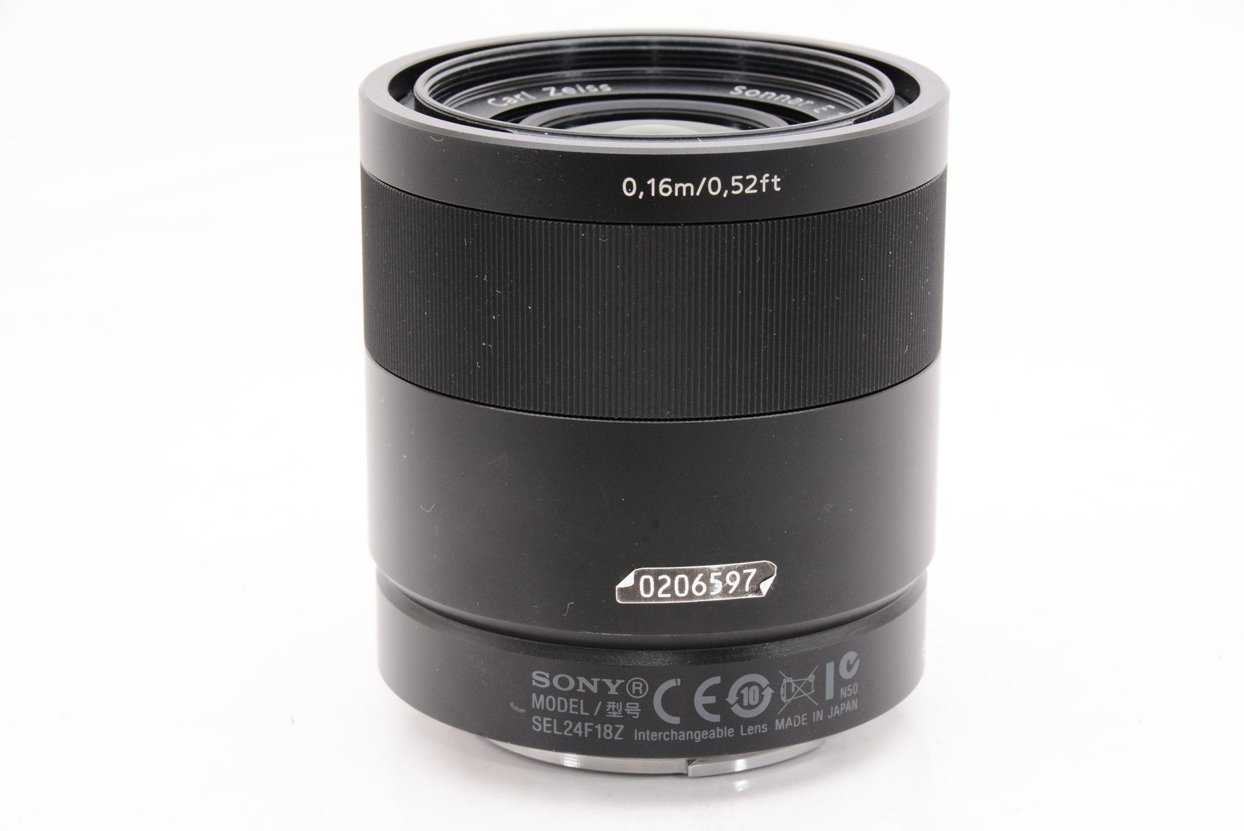 【外観特上級】ソニー SONY 単焦点レンズ Sonnar T* 24mm F1.8 ZA ソニー Eマウント用 APS-C専用 SEL24F18Z